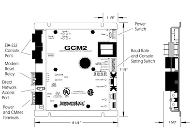 ALC Automated Logic Corporation GCM2 Gateway Communication Module [Refurbished]