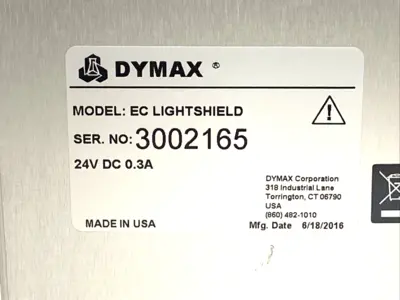 Used Dymax UV Curing Flood Lamp w/ Zip Shutter & EC Lightshield UV Curing Systems Michigan US | Maverick Industrial Sales #1402183