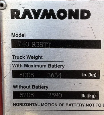 USED Raymond 740 R35TT