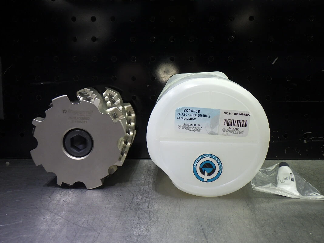 Ingersoll 4" Indexable Milling Cutter 1.5" Arbor 26J2L-40040D5R02 (LOC2059B)
