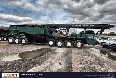 Used 1998 DEMAG TC2000 Truck-Mounted Cranes Louisiana US | Proxy Equipment #1382976
