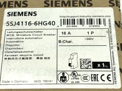 USED SIEMENS 5SJ4116-6HG40