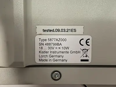 USED KISTLER MAXYMOS DISPLAY MODULE TL AND NC PROCESS MONITOR SYSTEM