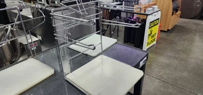 Used Falcon Restaurant Supply Used T-Shirt Shopping Bag Stand Store Holder Rack Grocery Bagging Restaurant Front of House Furnishings Illinois US | Falcon Restaurant Supply #1376437
