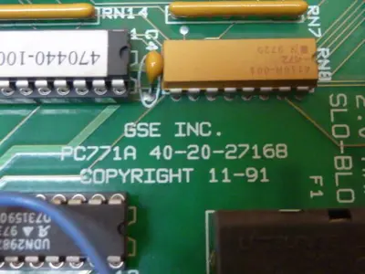USED GES ELECTRONICS PC771A 40-20-27168
