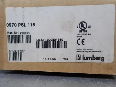 NEW BELDEN LUMBERG AUTOMATION 0970PSL115