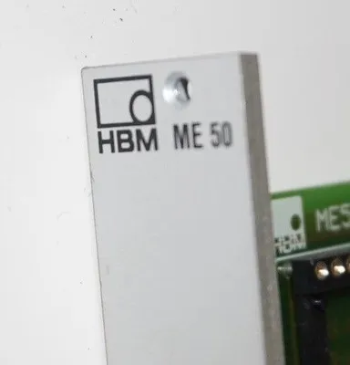 USED HOTTINGER BALDWIN MESSTECHNIK ME50 AMPLIFIER CARD 603.02-2129 260891 K