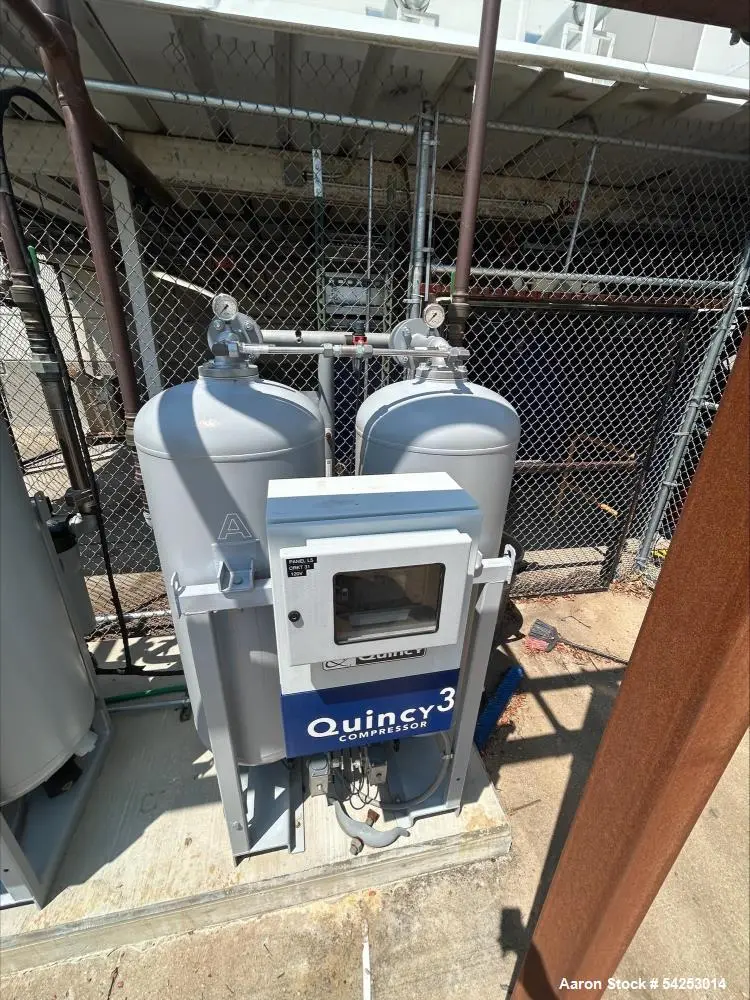 Used Quincy Compressor System with QHD635 Refrigerated Air Dryer