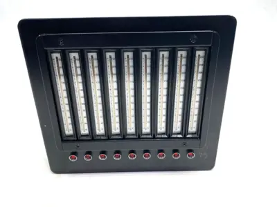 USED WESCHLER DIGITAL BARGRAPH ENCLOSURE PANEL METER 9-BARGRAPHS