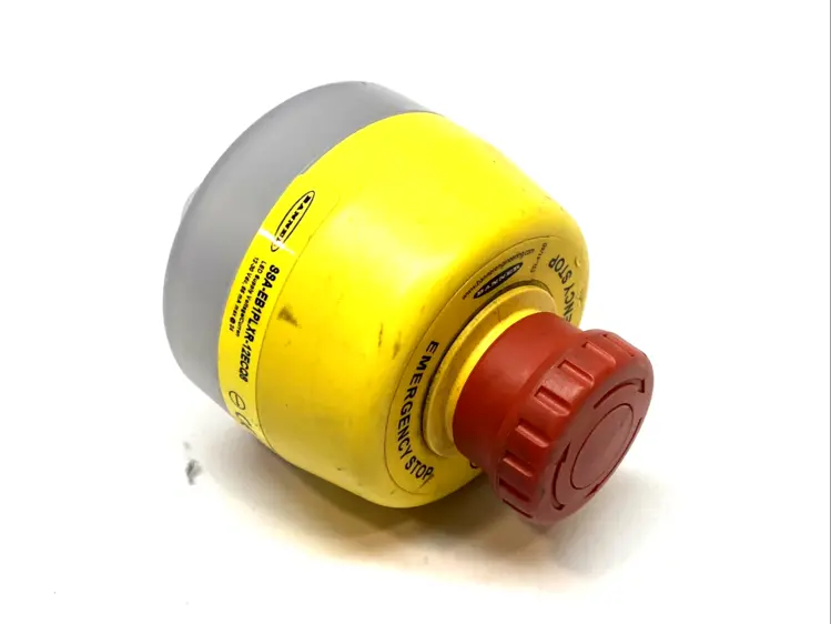 Used BANNER E-STOP PUSH BUTTON 30MM FLASHING RED Relays & Switches | Maverick Industrial Sales #1099896