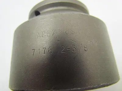 Cooper Apex 7176 2 3/8 Inch 6-Point 3/4" Drive Shallow Well SAE Socket