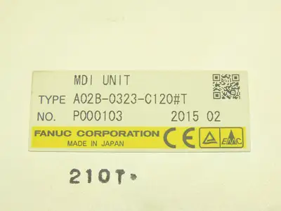 Fanuc A02B-0323-C120#T HMI Operator Control Panel Keypad Keyboard