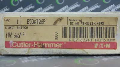 Eaton E50AT26P Limit Switch with 8ft Cable Ser.A1 New NIB
