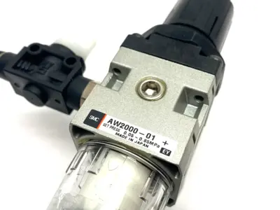 USED SMC MODULAR FILTER REGULATOR W/ GAUGE 0.05~0.85MPA SET PRESS