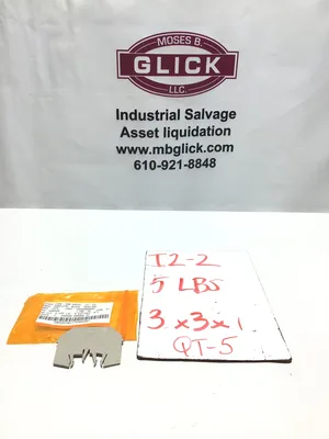 Weidmuller WTW/237W Endplate Block Terminal (Lot of 5)