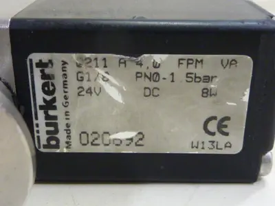 USED BURKERT EASY FLUID CONTROL 211