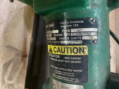 Used FISHER CONTROL VALVE Pump & Valve Parts Pennsylvania US | Global Equipment International, LLC #1344987