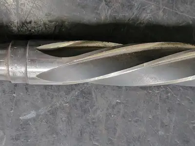 1-1/8" HSS Spiral Flute Taper Shank Reamer
