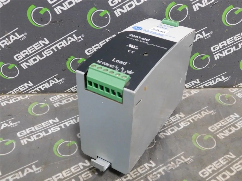 AB 4983-DC120-05 Power Supply 120VAC 47-63Hz, 5A Ser. A TVSS: 3300Vpk L-N Used