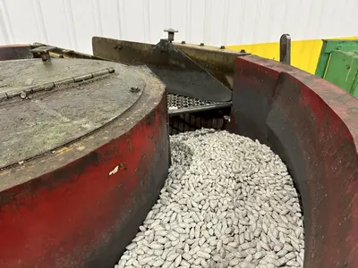 12 FT HAMMOND ROTO-FINISH MODEL #ST-12 ROTARY BOWL VIBRATORY PARTS DEBURRING FINISHER: STOCK #20064