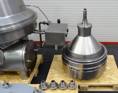 Westfalia CND 215-01-076 bacteria separator, 316SS.