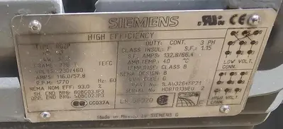 USED CINCINATTI FAN HDBI-360