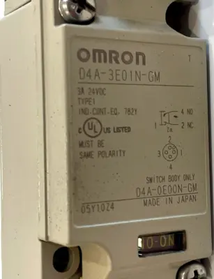 NEW OMRON D4A-3E01N-GM LIMIT SWITCH D4A3E01NGM