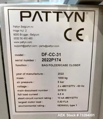 Used PATTYN _UNKNOWN_ Bulk Bag Complete Packaging Lines Illinois US | Aaron Equipment #87102