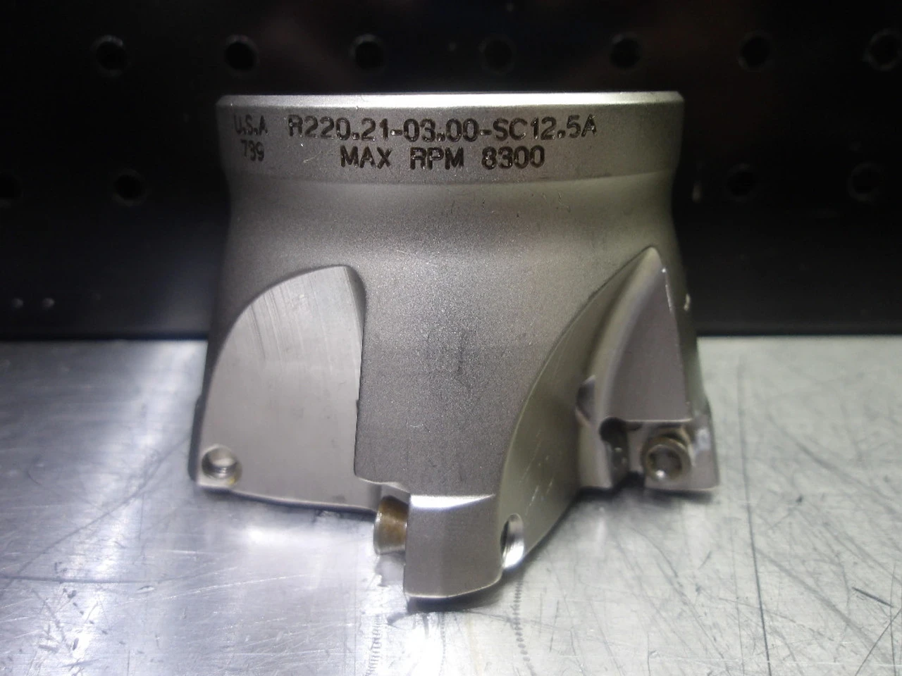 SECO 3" Coolant Thru Indexable Facemill 1" Arbor R220.21-03.00-SC12.5A (LOC2699A)