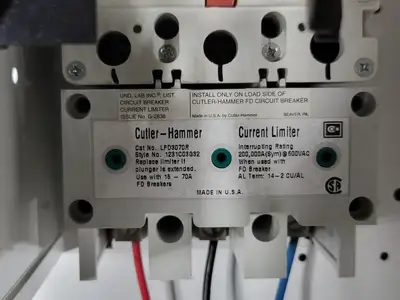 60/15 Amp MCC Circuit Breaker HFD3060/HFD3015 w/ Limiter LFD3070R