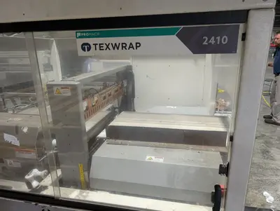 Texwrap 2410ISS Automatic Side Seal Shrink Wrapper with Texwrap ST-1322 Heat Tunnel, 2019