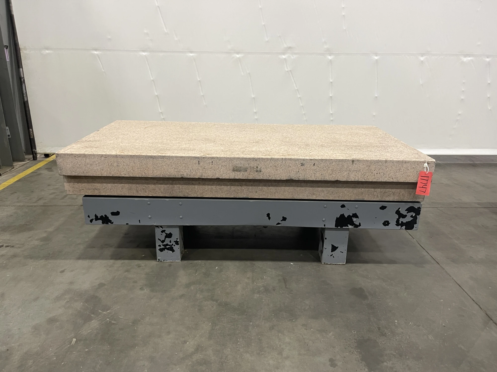 4′ x 8′ 12″ Thick Pink Granite Surface Plate
