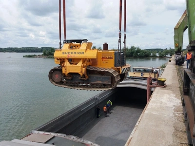 River Cargo Vessel, still in use, with license and permissions, VIDEOS