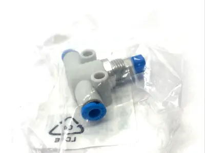 GR-QS-4, 193967 | Festo GR-QS-4 One-Way Pneumatic Flow Control Valve 4mm Tube O.D. 193967 - New