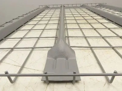 New Pallet Rack Wire Deck 60x46" Waterfall 4 Flared Channel Racking 2500lb Mesh