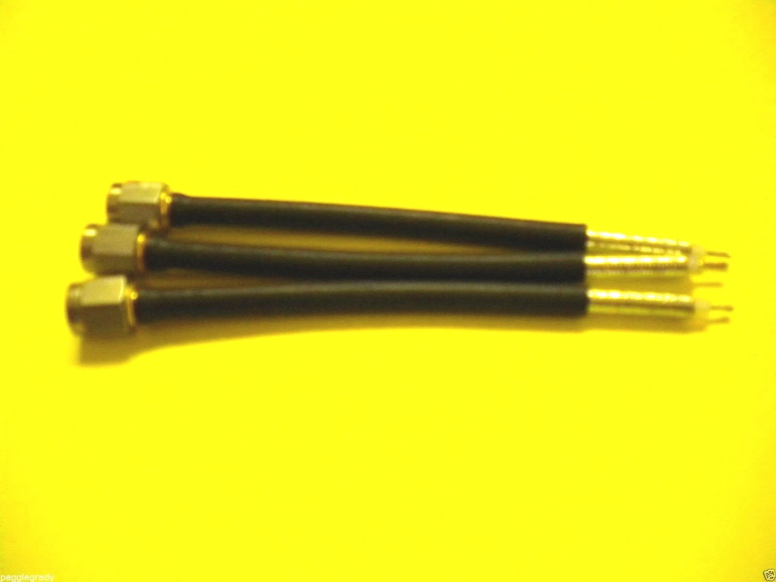 COAXIAL TO SMA MALE CABLES   [LOT OF 3]     (2.5")