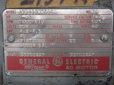 USED GENERAL ELECTRIC 5KR213AW919H