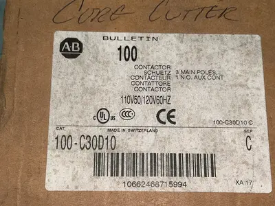 Used ALLENBRADLEY 100C30*00 PLC Contactors Ohio US | HGR 24 #1518464