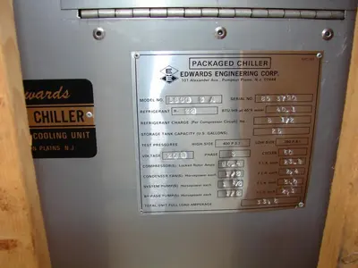 SPC3681  Heat Exchanger 10 sq.ft. APV plate heat exchanger, Stainless Steel