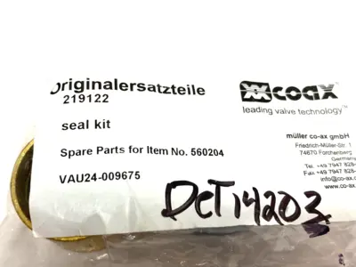 NEW COAX, MUELLER VALVE SEAL KIT, SPARE PARTS FOR 560204
