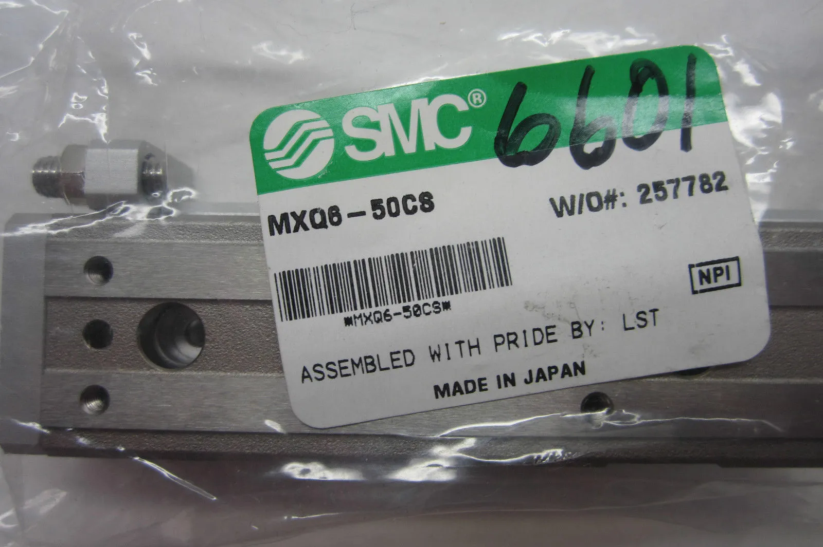 NEW SMC MXQ6-50CS SLIDE TABLE CYLINDER MXQ650CS