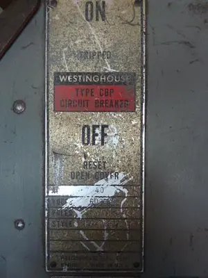 Used WESTINGHOUSE CBP Electrical Panels Michigan US | Ideal Machinery #1308914