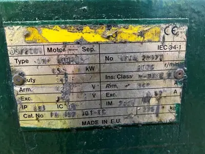 Cincinnati Argos 112P-65-20-1150-UL Extruder Counter-Rotating Twin Screw | Perry Equipment (12)