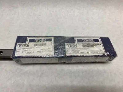USED THK LINEAR GUIDE RAIL AND BLOCK ASSEMBLY, 400MM RAIL, 2-BLOCKS