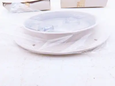 Beckson AP60-W-C 6" Boat Deck Marine Access Plate White Clear Screw-Out Lot of 2