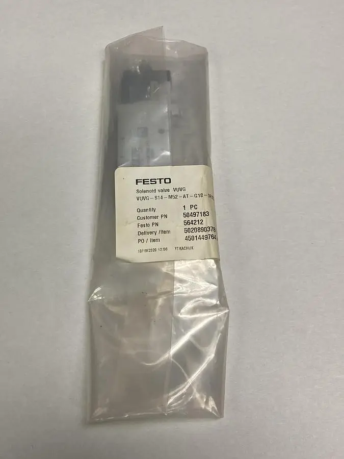 USED FESTO VUVG-S14-M52-AT-G18-1R1L