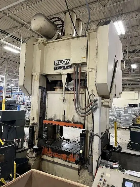 Used 1997 BLOW SC2-400-60-42 Straight Side Presses Ohio US | D & D Industries #437897