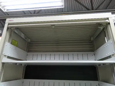 Wright Line Roll Up Door File Storage Cabinet Unit 36x18x83" Lot of 2