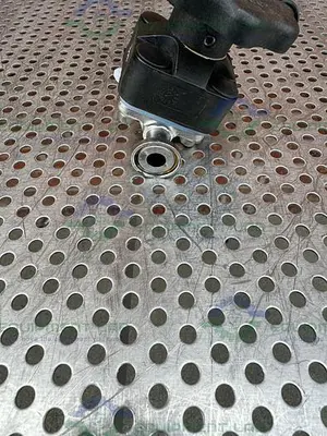 USED ITT PURE FLO .5-316L-RA15MAX-CWP150 BALL VALVE W/ 1.2" SANITARY FITTING