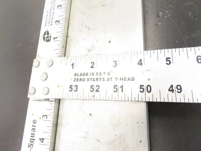 Hydro 6061-T6511 Aluminum Rectangle Bar Stock 2"x 4"x 118"L 94Lbs
